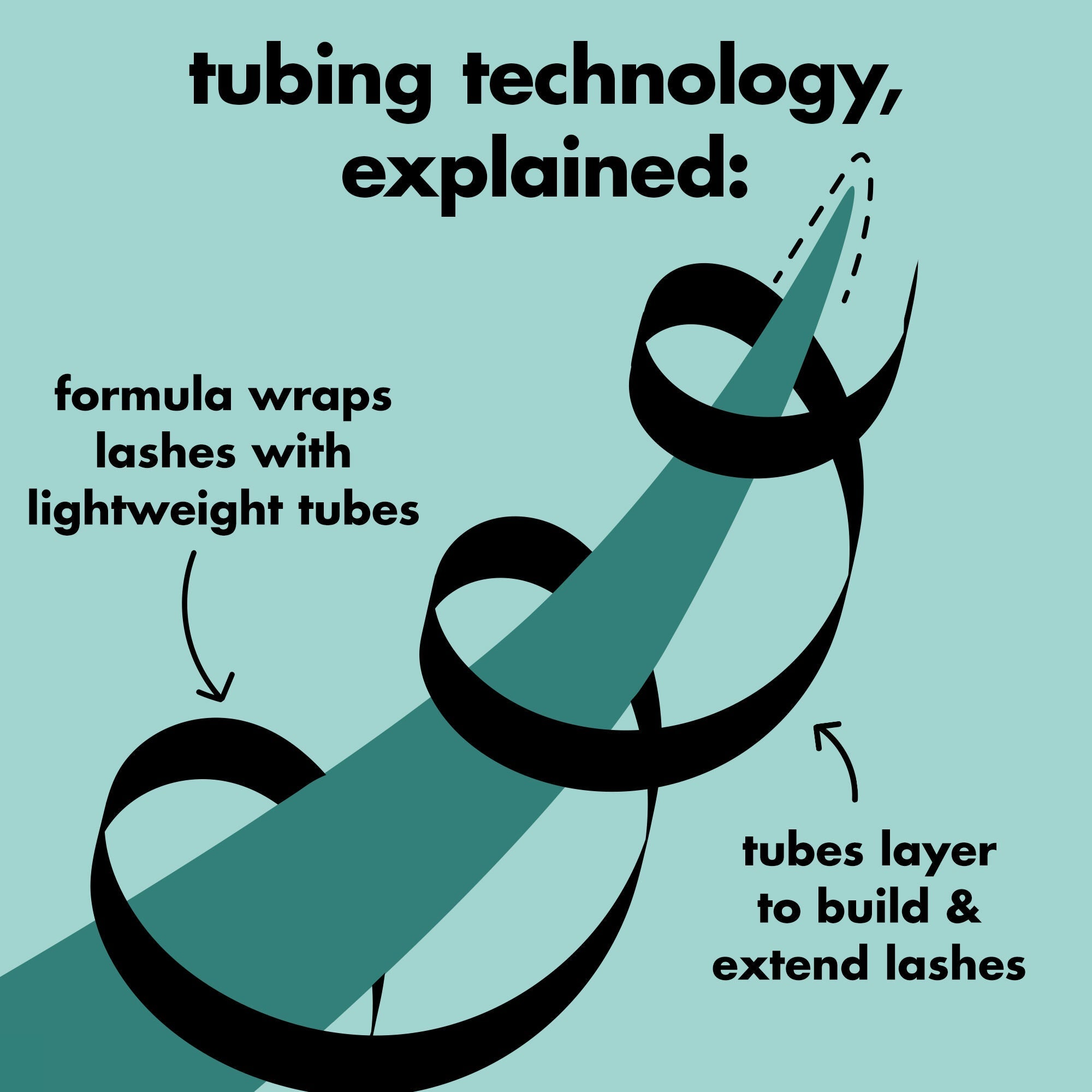 LASH XTNDR Mascara Tubing Formula Wraps Lashes with Lightweight Tubes