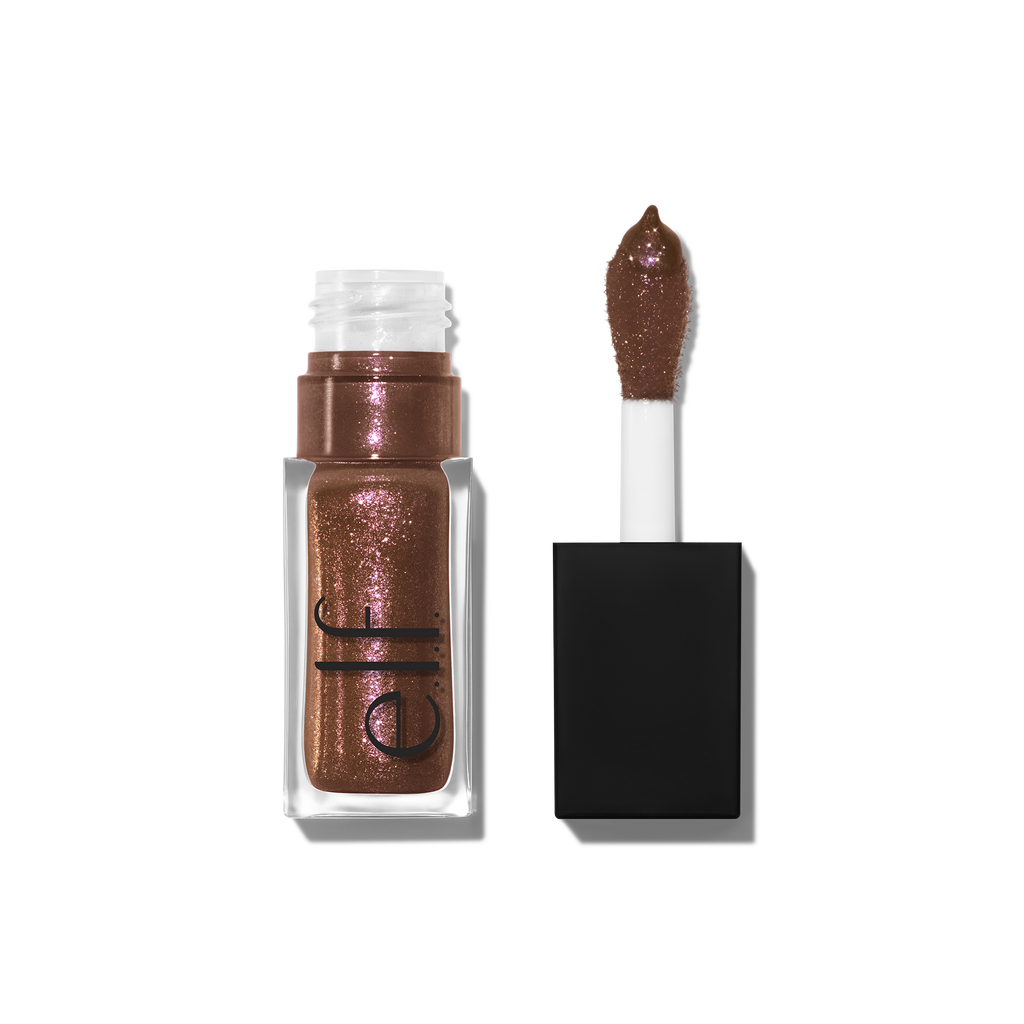 e.l.f. Chocoluxe Rich Brown Glow Reviver Lip Oil Glimmer