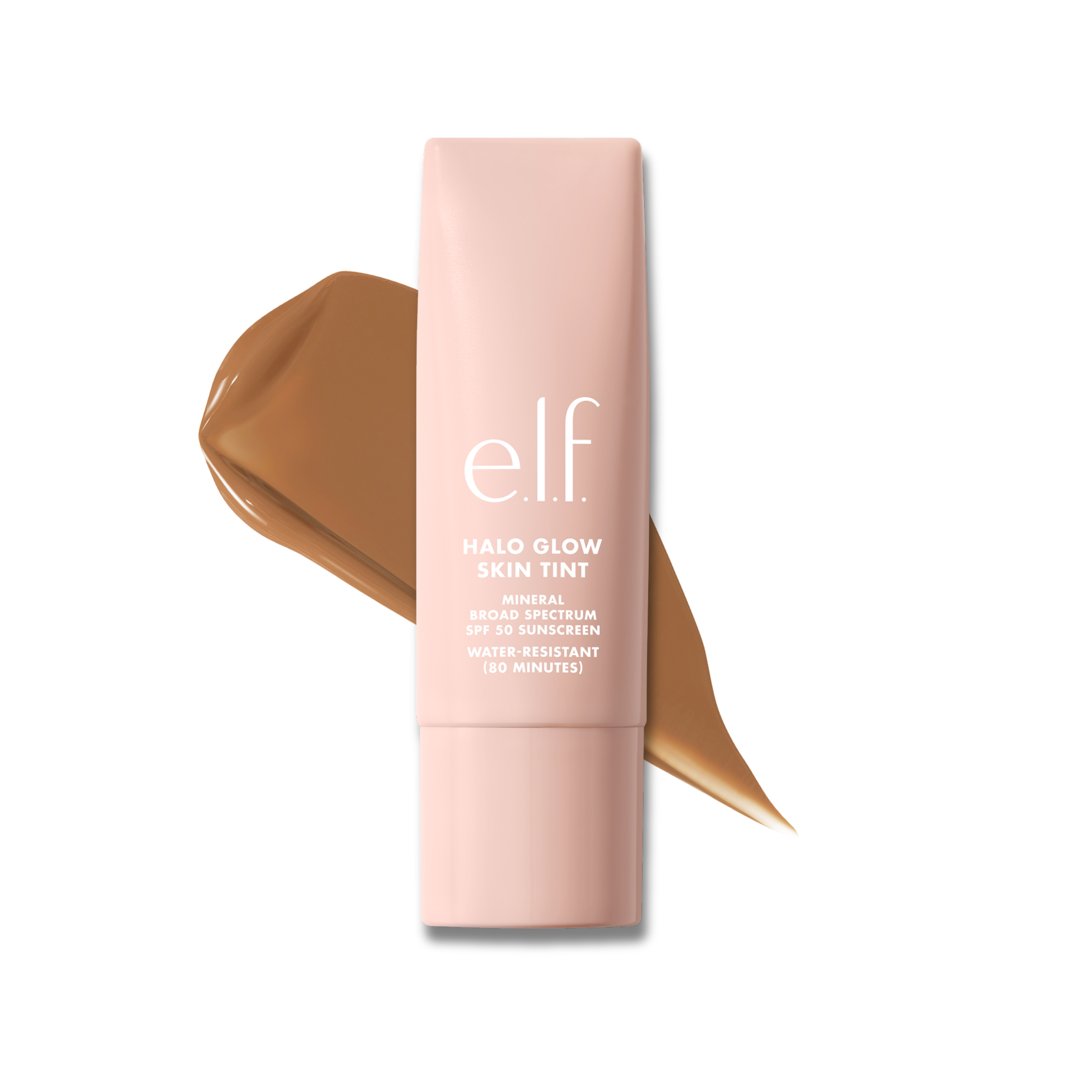 e.l.f. Halo Glow Skin Tint SPF 50 + 11 Tan Warm, Water Resistant